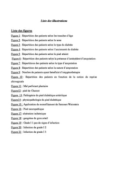 Pied diabétique en milieu orthopédique