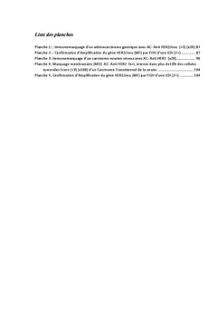 Interet du testing de l'HER-2 dans les cancers