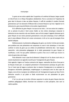 Le Genre: Sa Définition en Français et Langues Ivoiriennes
