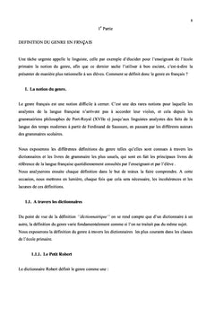Le Genre: Sa Définition en Français et Langues Ivoiriennes