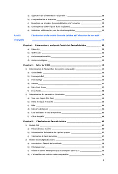 L'évaluation de la Centrale Laitière