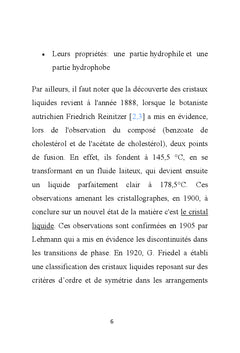 Proprietes optiques et electro-optiques des cholesteriques