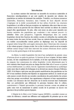 Influence des representations sociales sur l'acces aux soins