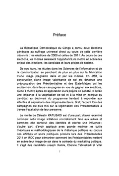 Image de soi et discours électoraux de 2011 en RDC