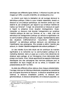Image de soi et discours électoraux de 2011 en RDC