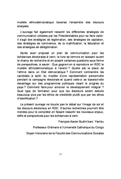 Image de soi et discours électoraux de 2011 en RDC