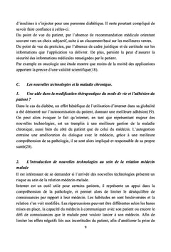 Perception des medecins generalistes sur l'utilisation de la e-sante