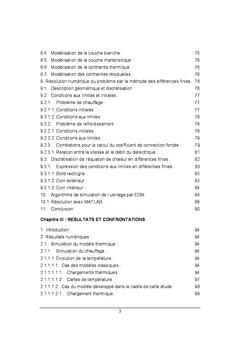 Modelisation et simulation numerique de l'usinage par electroerosion
