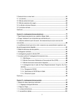 La geopolitique de l'amenagement de l'eau A Dades, Maroc