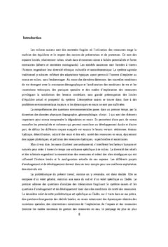 La geopolitique de l'amenagement de l'eau A Dades, Maroc