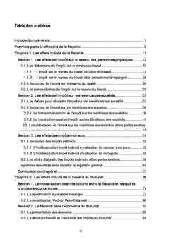 La fiscalite au Burundi au regard de la fiscalite optimale