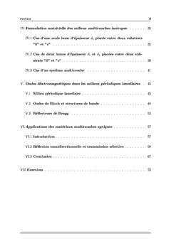 Cristaux photoniques unidimensionnels