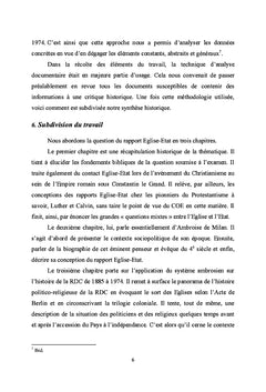 Les Rapports Eglise-Etat en RDC à la Lumière d'Ambroise de Milan