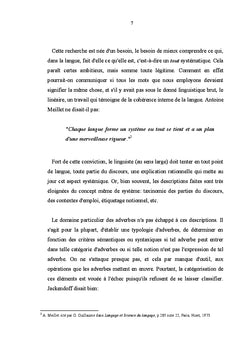 Lineaire adverbial et structuration modale en anglais contemporain