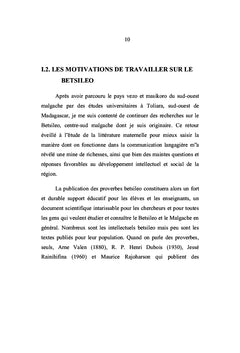 Les Proverbes ou Ohabolana Betsileo