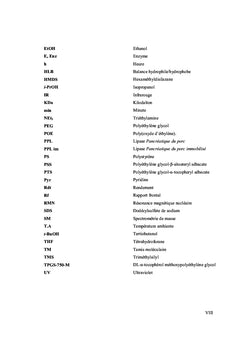 Synthèse et évaluation physico- chimique des amphiphiles du D-xylose