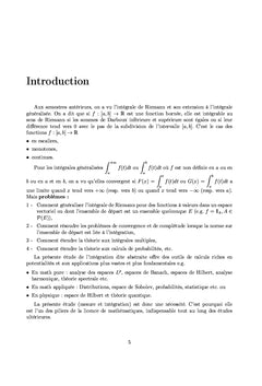 Mesure et intégration