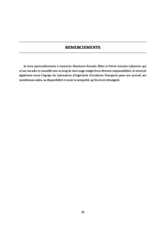 Apprentissage statistique appliquées à la prévision du trafic routier