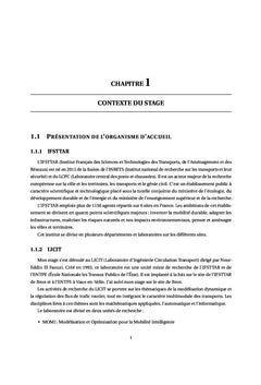Apprentissage statistique appliquées à la prévision du trafic routier