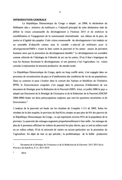 La faible production agricole dans le territoire de Walungu
