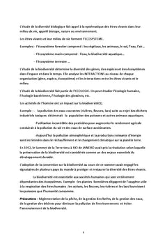 Eléments de biologie clinique et biodiversité