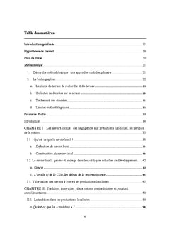 Savoirs et innovations dans les productions localisées