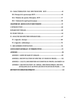 Etude physico-chimique du vieillissement naturel de films PeBD