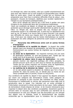 L'acces a l'emploi des refugies au Tchad mythe ou realite
