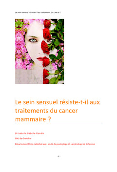 Le sein sensuel résiste-t-il au traitement du cancer mammaire?