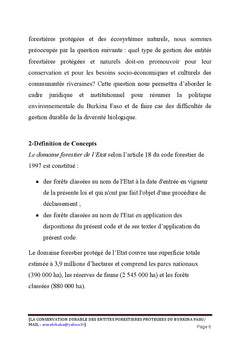 Cas du Burkina Faso
