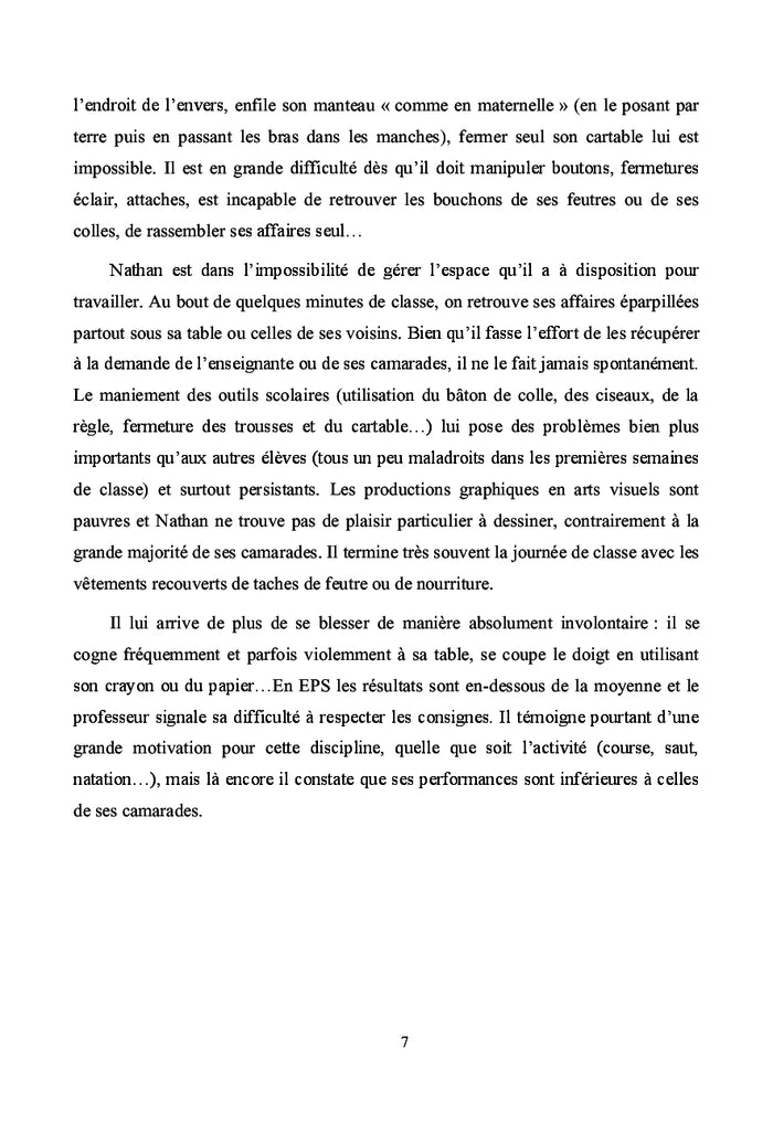 L'entrée dans l'écrit chez un élève à besoins éducatifs particuliers