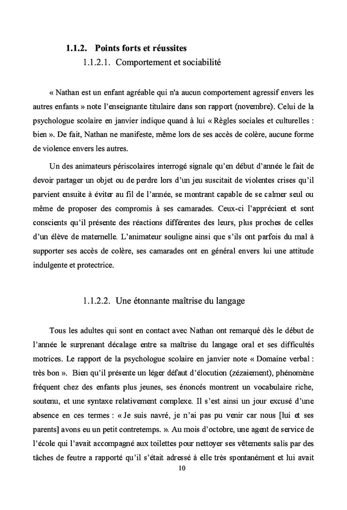 L'entrée dans l'écrit chez un élève à besoins éducatifs particuliers