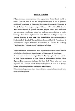 Le verbe eotile: une etude morpho-syntaxique
