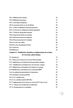 Etude technico- économique d'un système hybride photovoltaïque-diesel.
