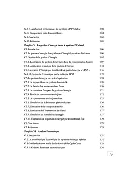 Etude technico- économique d'un système hybride photovoltaïque-diesel.