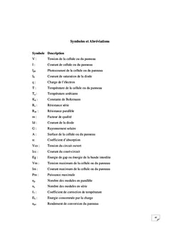 Etude technico- économique d'un système hybride photovoltaïque-diesel.