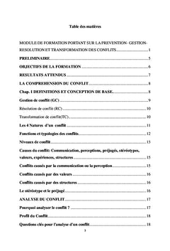 Module de formation