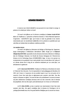 Effet antioxydant des vinaigres de fruits sur la dyslipidemie