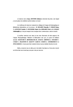 Effet antioxydant des vinaigres de fruits sur la dyslipidemie