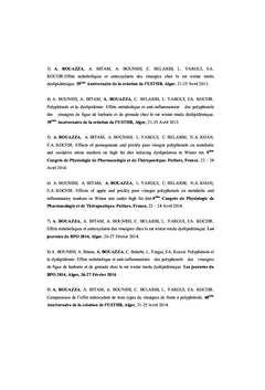 Effet antioxydant des vinaigres de fruits sur la dyslipidemie