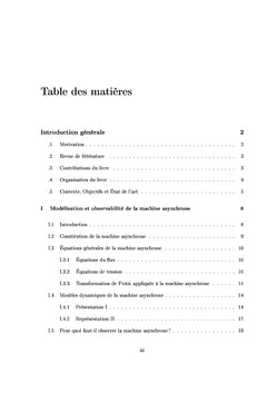 Contributoin À L'observation De La Machine Asynchrone