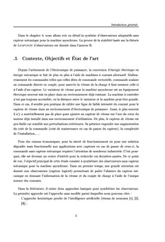 Contributoin À L'observation De La Machine Asynchrone
