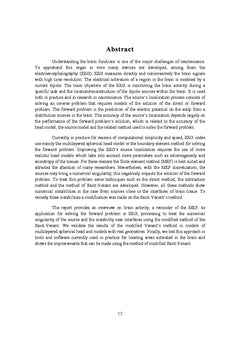 Modèle de source pour le problème direct en EEG