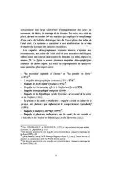 L'évolution de la fécondité en Syrie depuis l'indépendance : 1946-2005