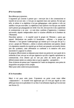 Controverse contemporaine entre un liberal et un neomarxien