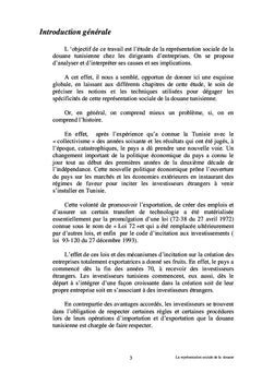 La représentation sociale de la douane chez les chefs d'entreprises