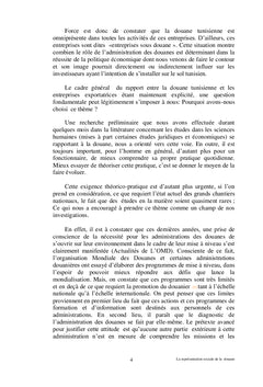La représentation sociale de la douane chez les chefs d'entreprises