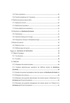 Effets prosexuels des extraits de Allanblackia floribunda Oliver