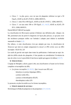 Prévalence de l'insuffisance rénale aiguë dans le Hellp syndrome
