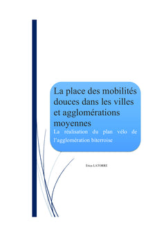 La place des mobilites douces dans les villes moyennes